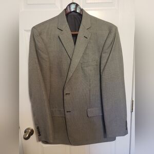 Men's Stafford Classic Fit Sports Coat 46L 65 Percent Polyester 35 Percent Rayon